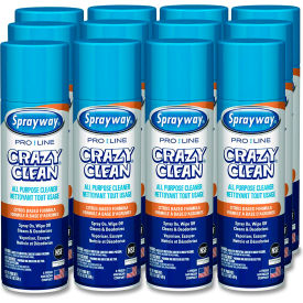 Sprayway®Orange Citrus Crazy Clean Orange Scent 19 oz Aerosol Spray Pack of 12