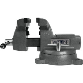 Wilton WL9-21500 Model 746 6" Jaw Width 4-1/8" Throat Depth Mechanics Vise W/ Swivel Base