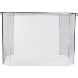 Bonar Plastics 3 Sided Acrylic Sneeze Guard for Polar Ice Tray Kiosk 