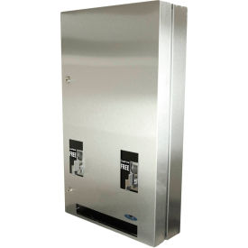 Frost Double Sanitary Napkin/Tampon Vendor - Stainless Free - 608-3 