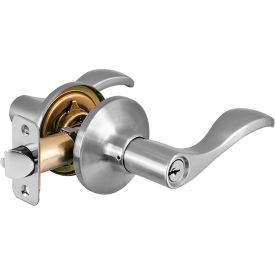 Master Lock® Wave Lever Keyed Entry Satin Nickel