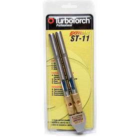 ESAB WELDING & CUTTING 0386-1282 TurboTorch® Extreme® STK Replacement Tips, ST-11 Double Barrel Tip, Brass/Alloy image.