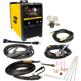 ESAB WELDING & CUTTING W1006311 ESAB® ET 141i AC/DC TIG/STICK Welder Package, 120V, 140A, Single Phase, 13 Cable, Yellow image.