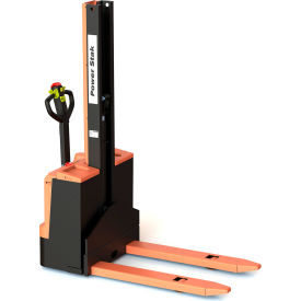 PrestoLifts® PowerStak® Fully Powered Stacker 62" Lift 27" Fork Over 2600 lb. Capacity 