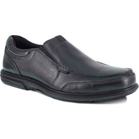 Warson Brands Inc. FE2020-D-10.5 Florsheim® FE2020 Loedin Slip On Oxford, Steel Toe, Mens Sz 10.5 D Wide, Black image.