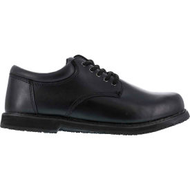 Grabbers G1120 Men's Plain Toe Oxford, Black, Size 12 M