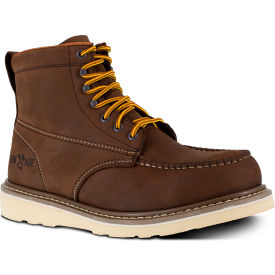 Warson Brands Inc. IA5061-M-08.5 Iron Age® IA5061 6" Wedge Work Boot, Leather, Brown, 8.5M image.