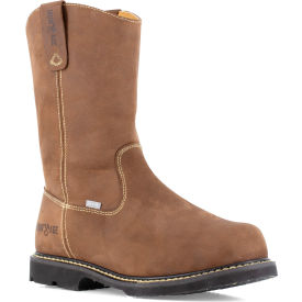 Warson Brands Inc. IA5094-W-07.0 Iron Age® Groundbreaker Pull-On Boots, Composite Toe, Size 7W, 11"H, Brown image.