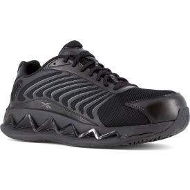 Warson Brands Inc. RB302-M-05.0 Reebok Zig Elusion Heritage Work Womens Low Cut Sneaker, Composite Toe, Size 5M, Black image.