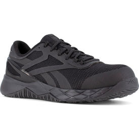 Warson Brands Inc. RB331-M-05.0 Reebok Nanoflex TR Athletic Work Shoes, Composite Toe, Size 5M, Black image.