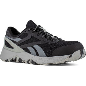 Warson Brands Inc. RB3316-M-07.0 Reebok Nanoflex TR Athletic Work Shoes, Composite Toe, Size 7M, Black/Gray image.