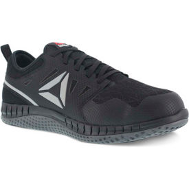 Reebok RB4251 ZPrint Work Athletic Oxford, Steel Toe, Men's Sz 6.5 M Wide, Black and Dark Grey Reebok RB4251 ZPrint Work Athletic Oxford, Steel Toe, Men's Sz 6.5 M Wide, Black and Dark Grey