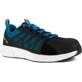 Reebok RB4314 Men's Athletic Work Shoe, Black/Blue, Size 9.5, M