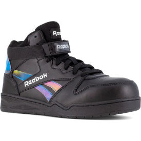 Warson Brands Inc. RB494-M-06.0 Reebok BB4500 Work High Top Work Sneaker, Composite Toe, Size 6M, Black/Holographic Spectrum image.