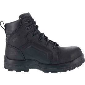 Warson Brands Inc. RK6635-W-10.5 Rockport® RK6635 Mens More Energy 6" Lace to Toe Waterproof Work Boot, Black, Size 10.5 W image.