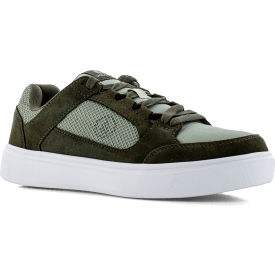 Warson Brands Inc. VM30231-M-07.0 Volcom Evolve Skate Inspired Work Shoes, Composite Toe, Size 7M, Olive/Gray image.