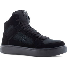 Warson Brands Inc. VM30244-M-03.0 Volcom Evolve Skate Inspired High Top Work Shoes, Composite Toe, Size 3M, Triple Black image.