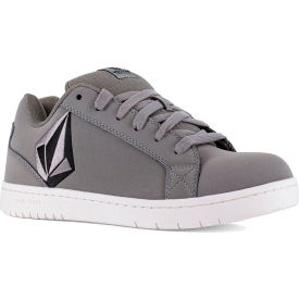 Warson Brands Inc. VM30468-M-07.5 Volcom Stone Skate Inspired Work Shoes, Composite Toe, Size 7.5M, Gray/Black image.