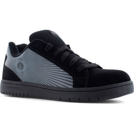 Warson Brands Inc. VM30596-M-07.0 Volcom Stone Skate Inspired Work Shoes, Composite Toe, Size 7M, Black/Dark Gray image.