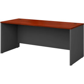 Bush Ind Inc WC244-36 Bush Furniture Wood Desk Shell - 72" - Hansen Cherry - Series C image.