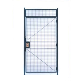 WireCrafters 840 Style, Woven Wire Hinge Door, 3'W x 7'H, 8' 5-1/4