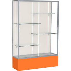 Spirit Display Case Orange Base, Satin Frame, Fabric Back 48 Spirit Display Case Orange Base, Satin Frame, Fabric Back 48