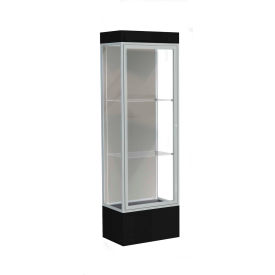 Edge Lighted Floor Case, Harbor Back, Satin Frame, 12 Edge Lighted Floor Case, Harbor Back, Satin Frame, 12