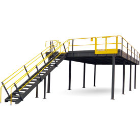 Wildeck® Industrial Steel Mezzanine 21'- 7""W x 31' - 5""D x 10'H Clearance