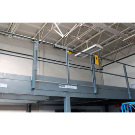 Wildeck® 2-Rail Swing Gate 6' Wide 5370201 with Safety Alarm