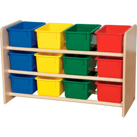 Wood Designs WD13803 See-All Storage with Twelve Assorted Trays image.