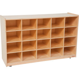 Wood Designs WD14589 Tip-Me-Not Twenty Tray Storage without Trays image.