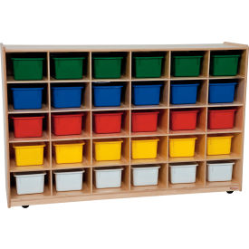 Wood Designs WD16033 30 Tray Storage with Assorted Trays image.
