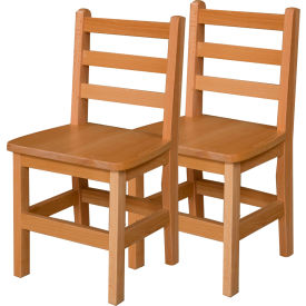 Wood Designs WD81402 Wood Designs™ 14" Seat Height Hardwood Chair, Carton of Two image.