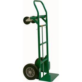 Wesco® Greenline Economical 2 in 1 Truck w/ Solid Rubber Wheels 600 lb. Capacity 16""W