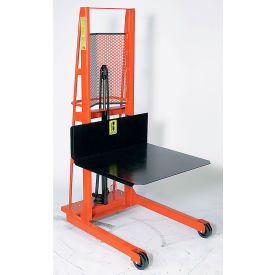 Wesco® Standard Series Hydraulic Large Stacker 1000 lb. Capacity 68""H Lift