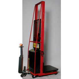 Wesco® Power Lift Stacker w/ 24"L x 24"W Platform 1000 lb. Capacity 60"H Lift 