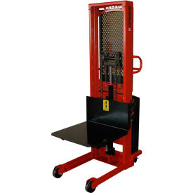 Wesco® Battery Powered Lift Truck 261074 1500 Lb. Cap. 60""H 24"" x 24"" Platform