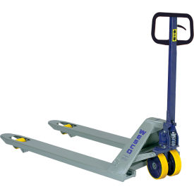 Wesco® Deluxe Manual Pallet Jack 5500 lb. Capacity 27""W x 48""L Forks Silver