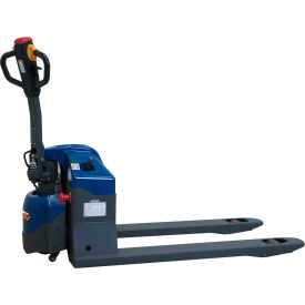 Wesco® Advantage Semi-Electric Pallet Jack with Charger 3300 lb. Cap. 27""W x 48""L Forks