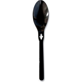 WeGo Polystyrene Spoon 18"L Black Pack of 1000