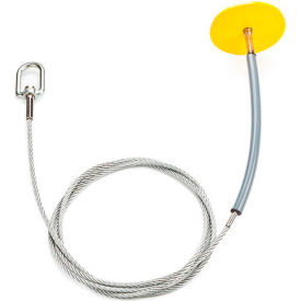 WERNER LADDER - Fall Protection A710004-6 Werner® A710004-6 Drop Through Anchor, 4" Round 6L Steel Cable image.