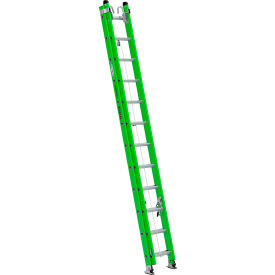 Werner Ladder Co B7124-2X9085 Werner 24 IAA Fiberglass AERO Box Rail/Tri-Rung Extension Ladder with Cable Hook & V-Rung image.