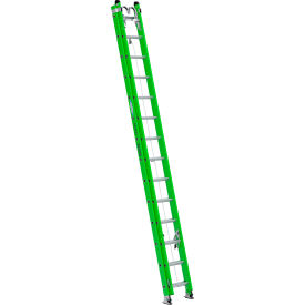Werner Ladder Co B7128-2X9294 Werner 28 IAA Fiberglass AERO Box Rail/Tri-Rung Extension Ladder with Strand Grab & V-Rung image.