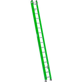 Werner Ladder Co B7132-2X9085 Werner 32 IAA Fiberglass AERO Box Rail/Tri-Rung Extension Ladder with Cable Hook & V-Rung image.