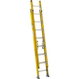 Werner® 16 Type IAA Fiberglass D-Rung Extension Ladder 375 lb. Capacity 