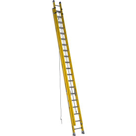 Werner® 40 Type IA Fiberglass D-Rung Extension Ladder 300 lb. Capacity 