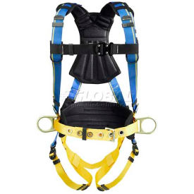 WERNER LADDER - Fall Protection H133102 Werner® H133102 Blue Armor Construction Harness, Quick-Connect Buckle, M/L image.