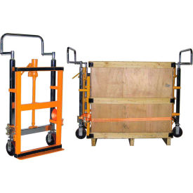 Global Industrial 242044 Global Industrial™ (2) Hand Operated Hydraulic Furniture Moving Dollies, 3950 Lb. Capacity image.