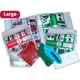 GREENWICH SAFETY INC DCN-001-LA Greenwich Safety SECUR-ID, Pre-Post Decon Kit, Large Adult image.