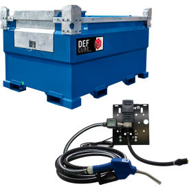 DEFCube 597 Gallon DEF Transfer Tank, 115V/11 GPM Pump Kit & Level Gauge view 2